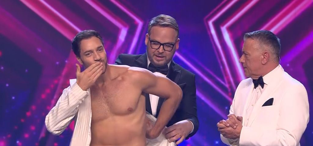 Patrizio Ratto, Maja, polufinale, Supertalent