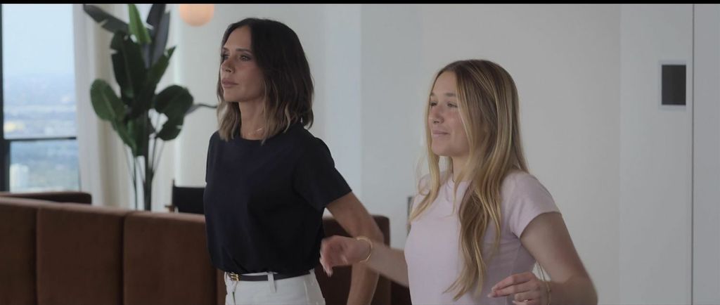 Victoria i Harper Beckham - 1