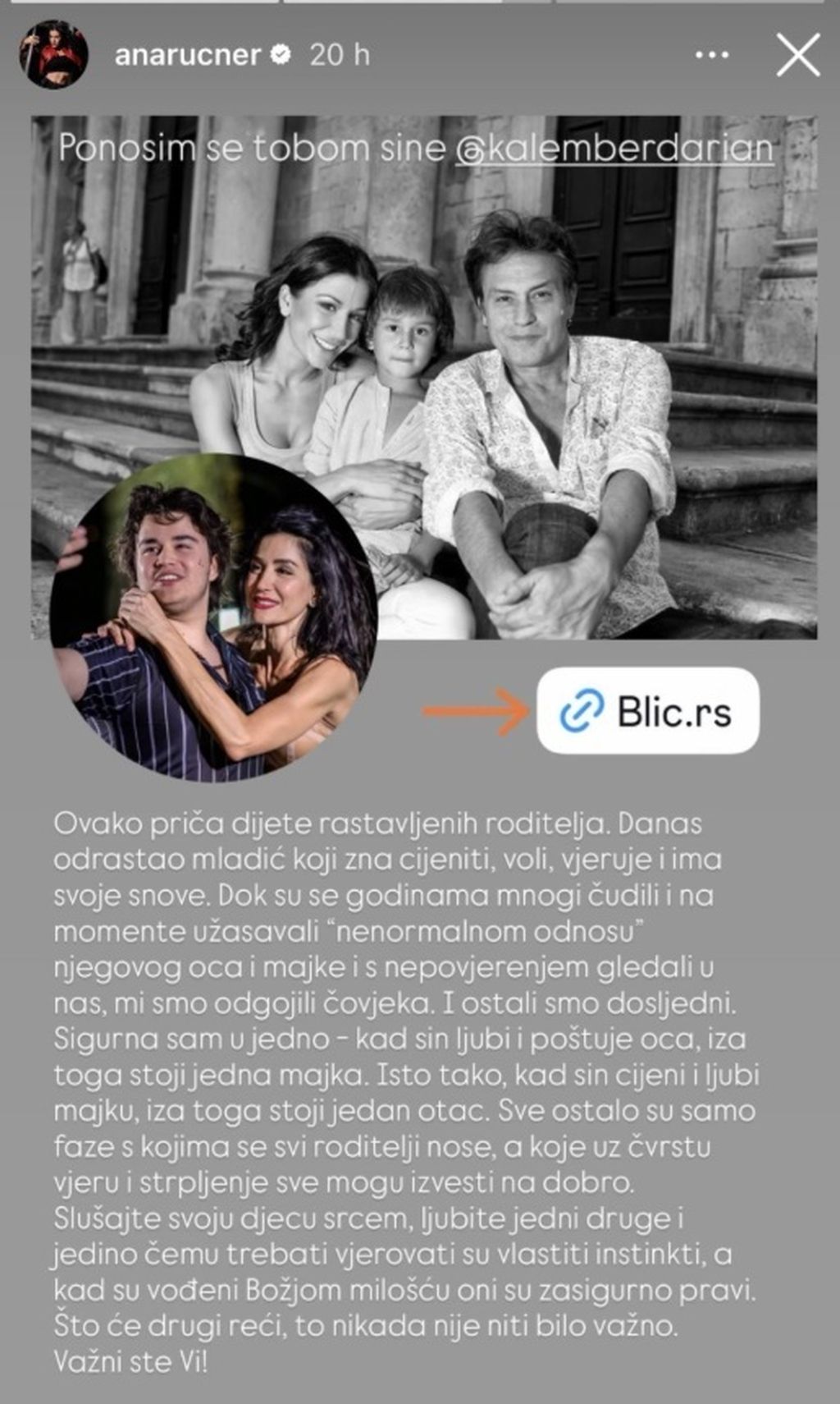 Ana Rucner na Instagramu