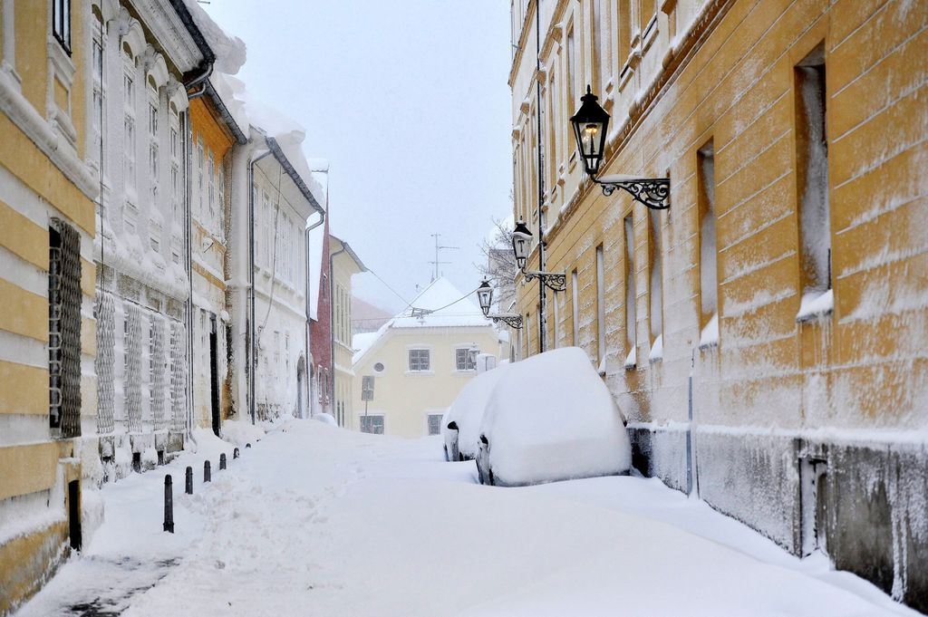 Snijeg u Zagrebu 2012. godine