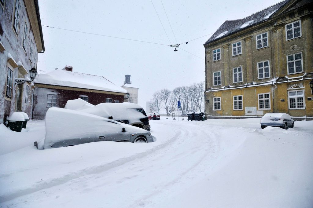 Snijeg u Zagrebu 2012. godine