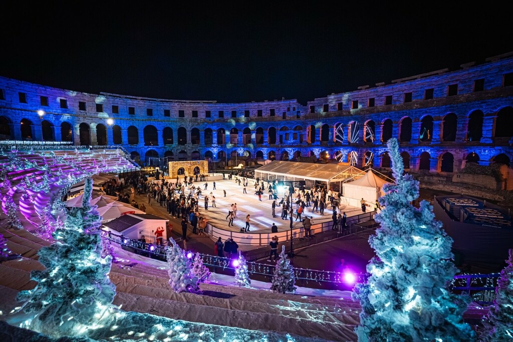 Klizalište u pulskoj Areni