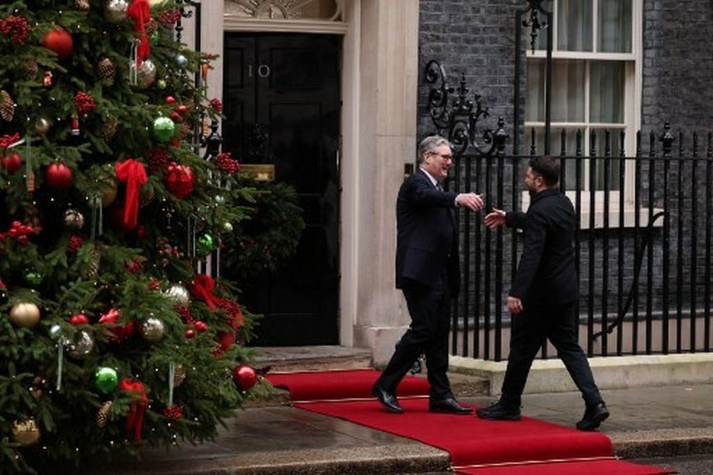 Ukrajinski predsjednik Volodimir Zelenski na sastanku s ključnim čelnicima Europe - 1