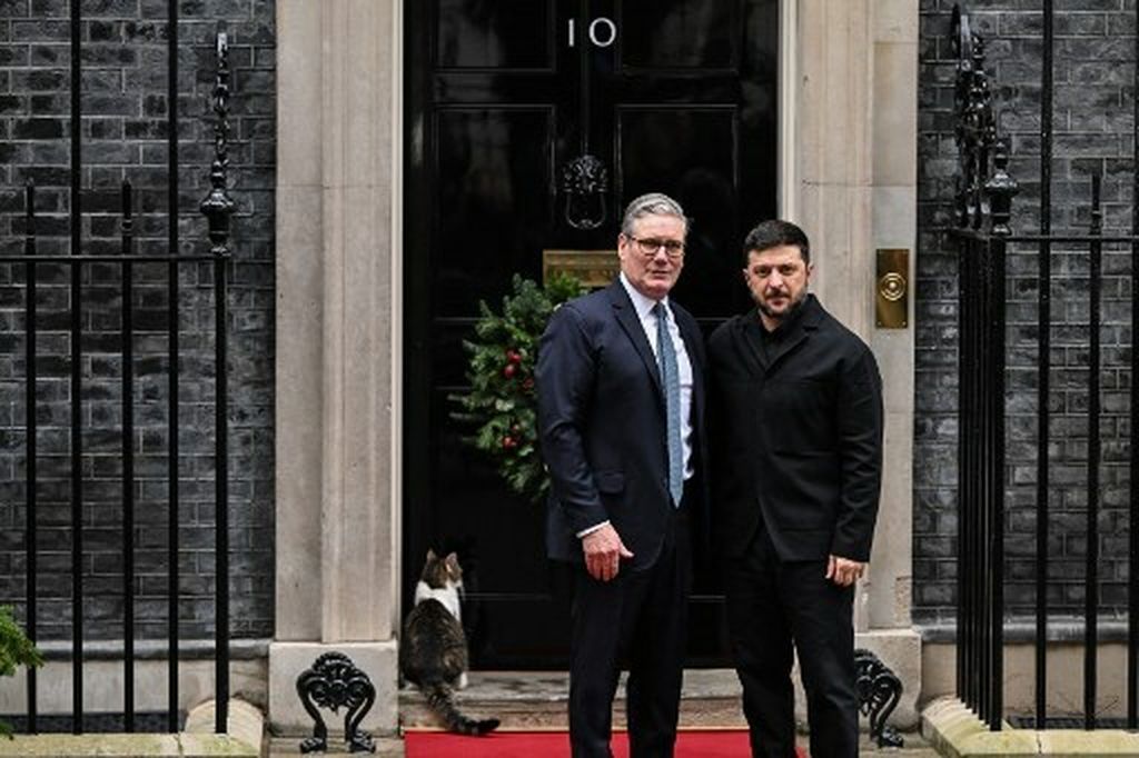 Ukrajinski predsjednik Volodimir Zelenski na sastanku s ključnim čelnicima Europe - 1