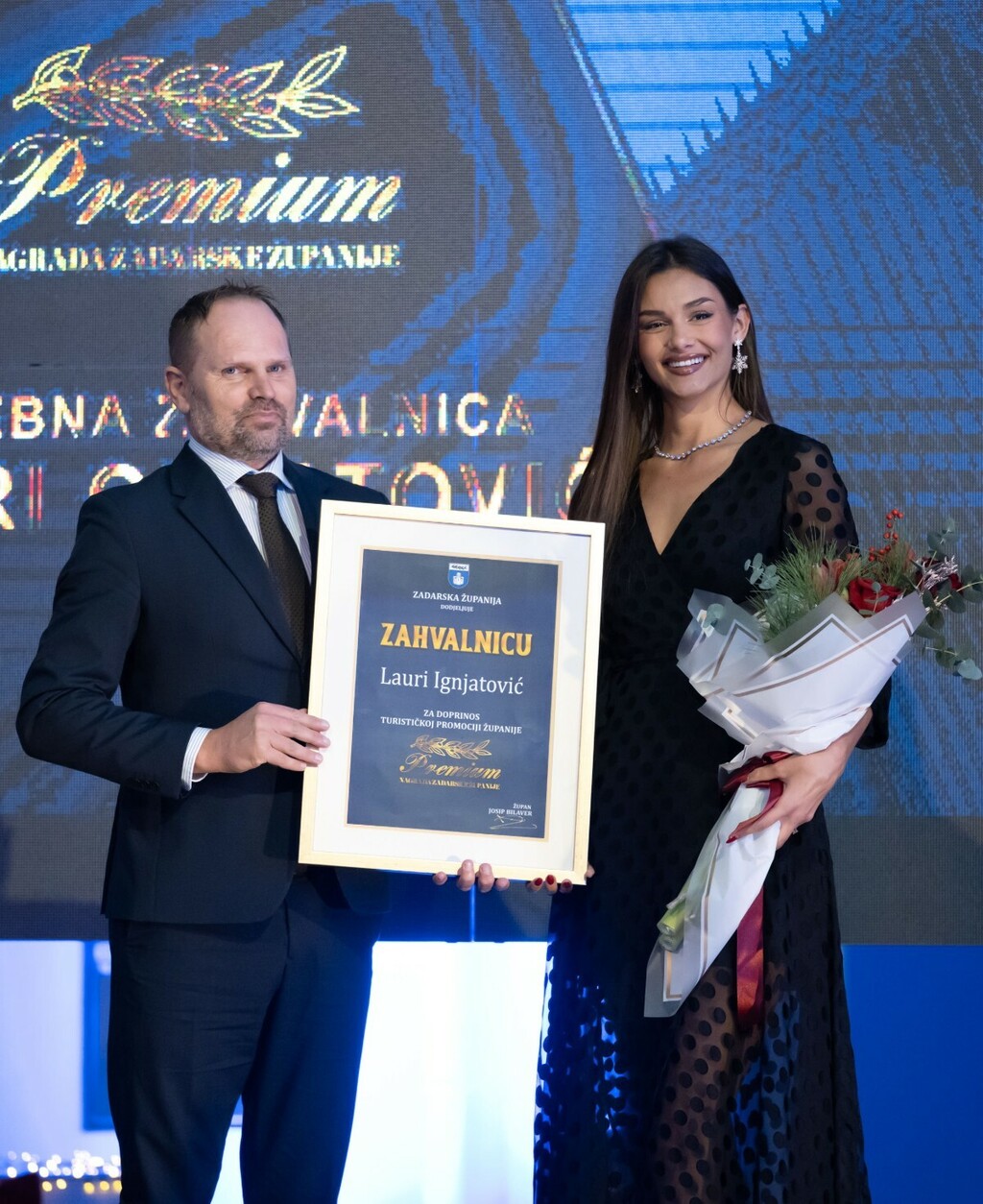 Laura Gnjatović na dodjeli nagrada - 3