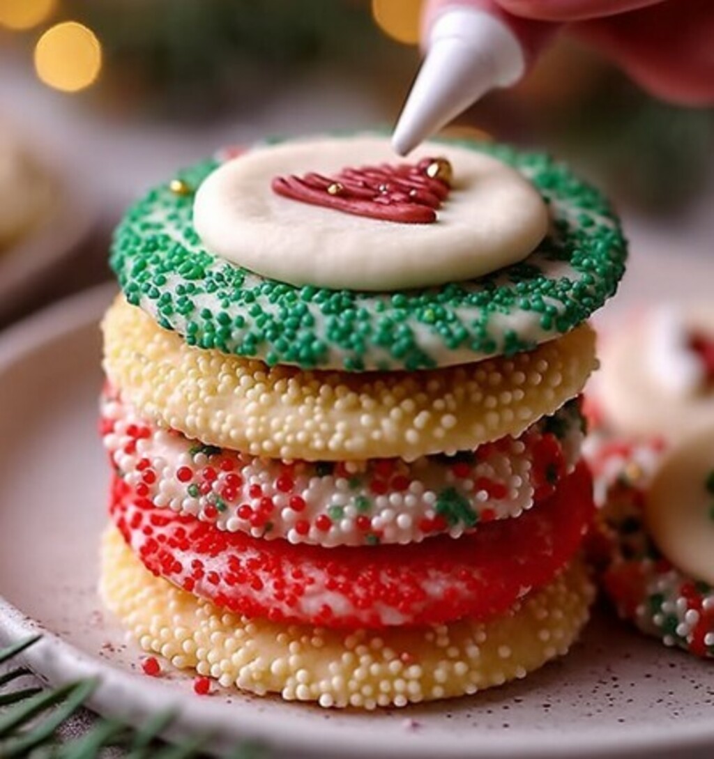 Slojeviti božićni keksi