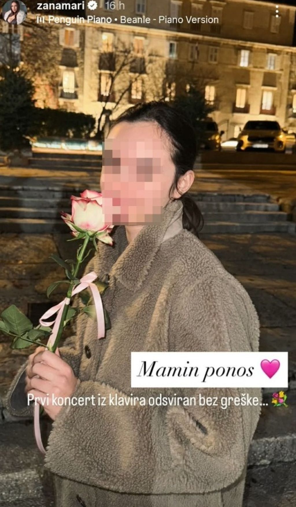 Žanamari Perčić na Instagramu