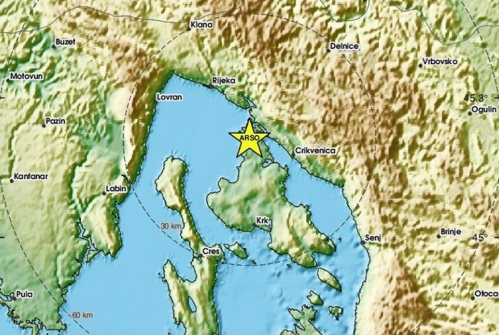 Potres kod Rijeke