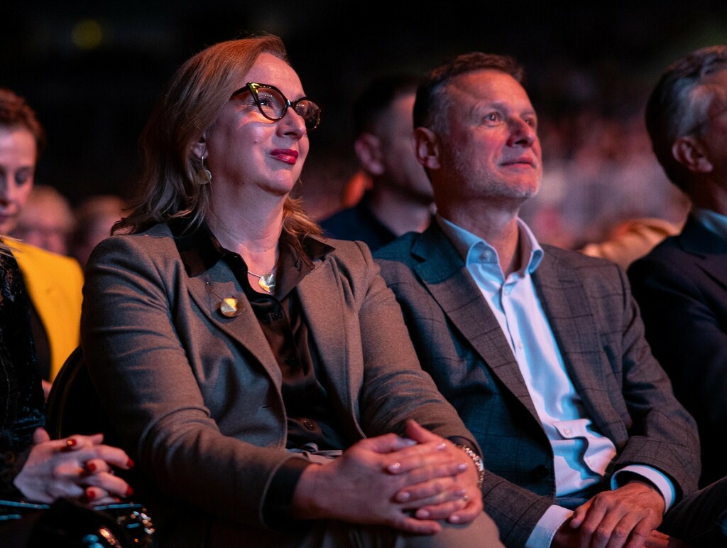 Sonja i Gordan Jandroković na koncertu klape Intrade