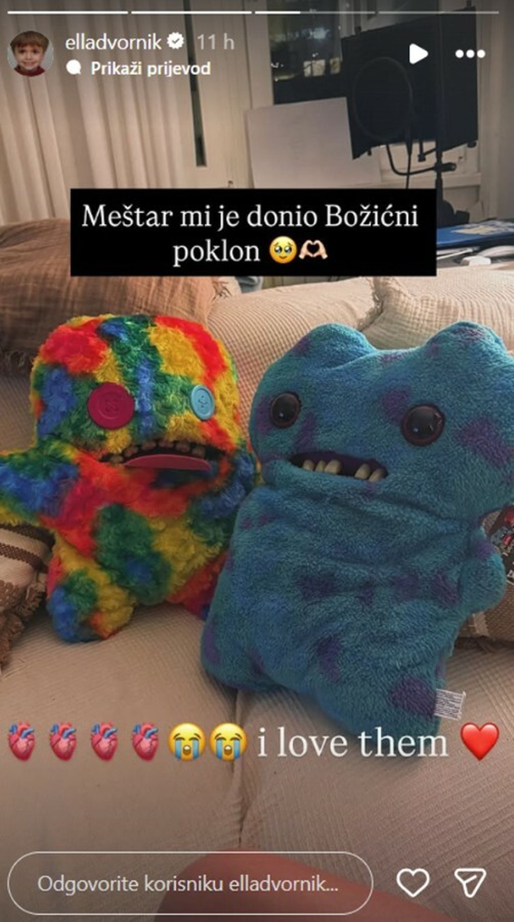 Ella Dvornik na Instagramu