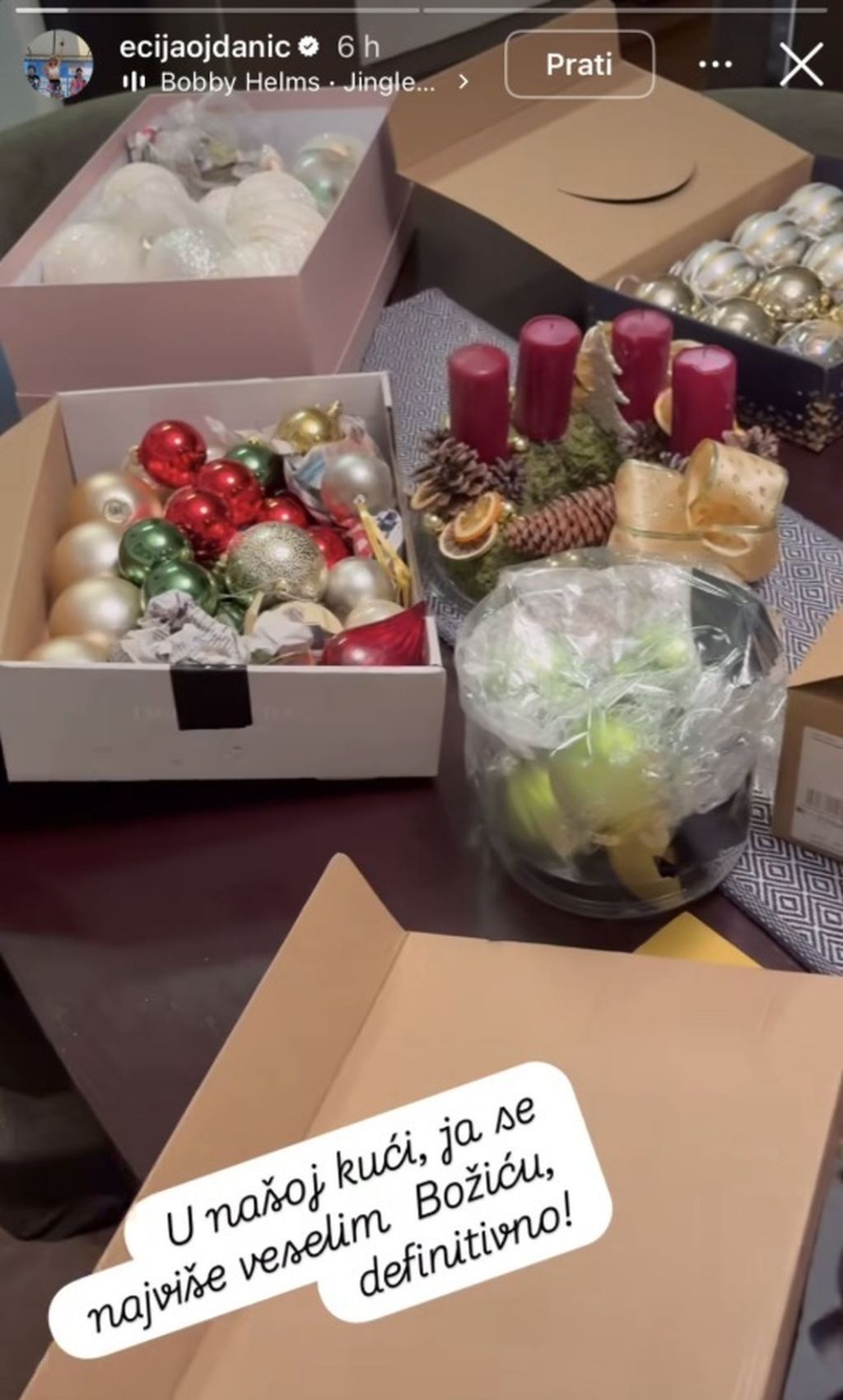 Ecija Ojdanić na Instagramu - 2