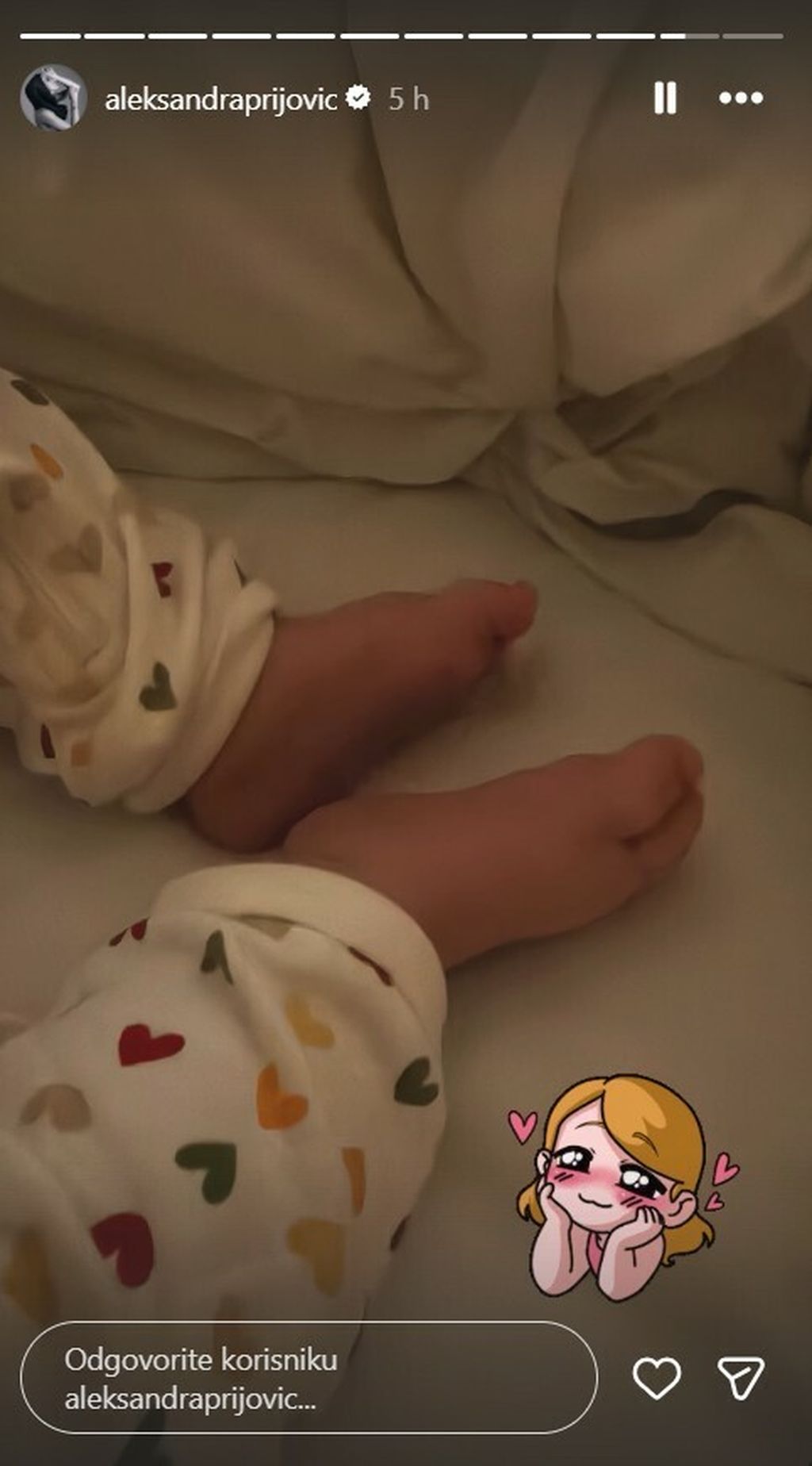 Aleksandra Prijović na Instagramu