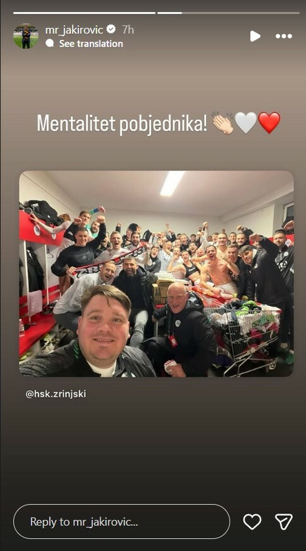 Poruka Sergeja Jakirovića za Zrinjski