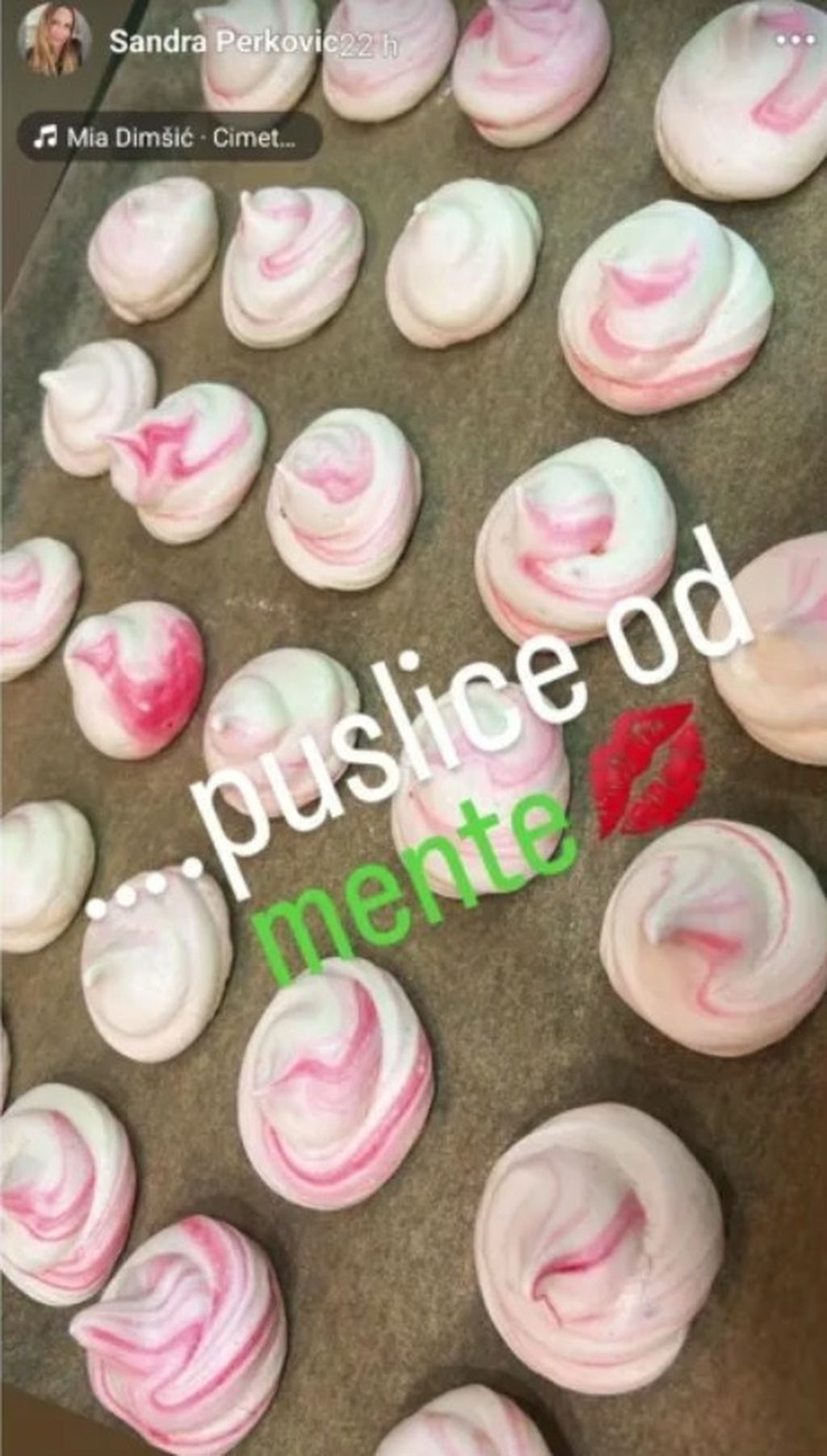 Sandra Perković na Instagramu