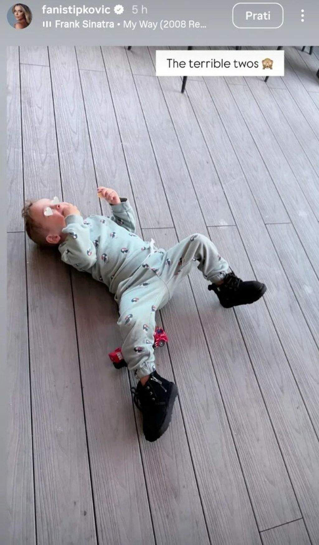 Fani Stipković na Instagramu