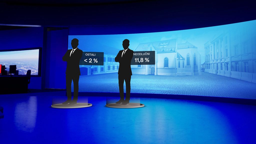 Valentina Baus i Dino Goleš, voditelji Dnevnika Nove TV