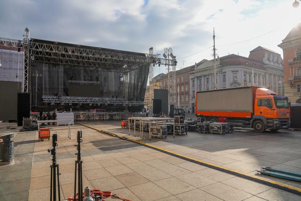 Pozornica za doček Nove godine u Zagrebu - 2
