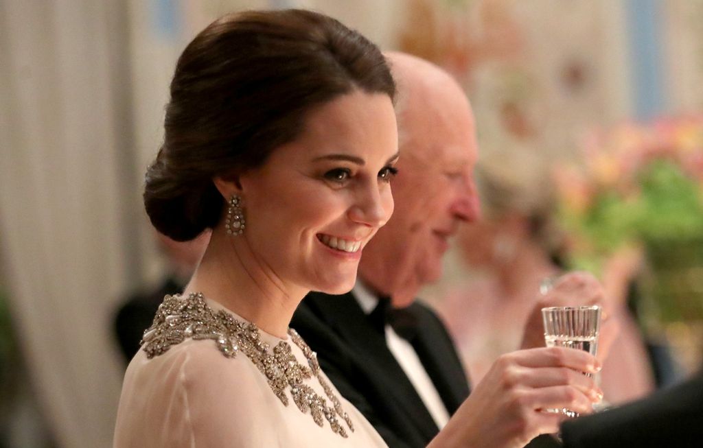 Catherine na kraljevskoj gala večeri u Oslu