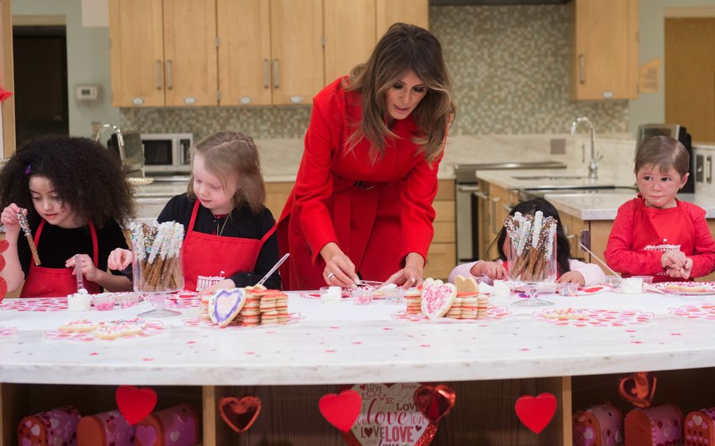 Melania se družila sa štićenicima Nacionalnog instituta zdravlja