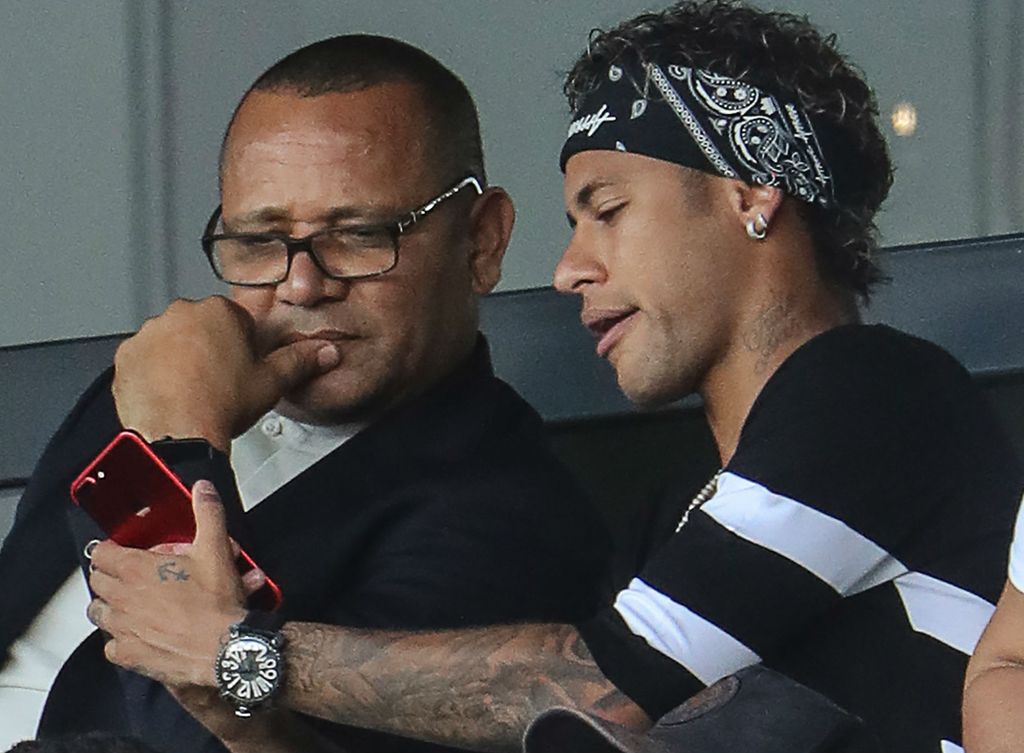 Neymar Sr. i Neymar Jr. (Foto. AFP)