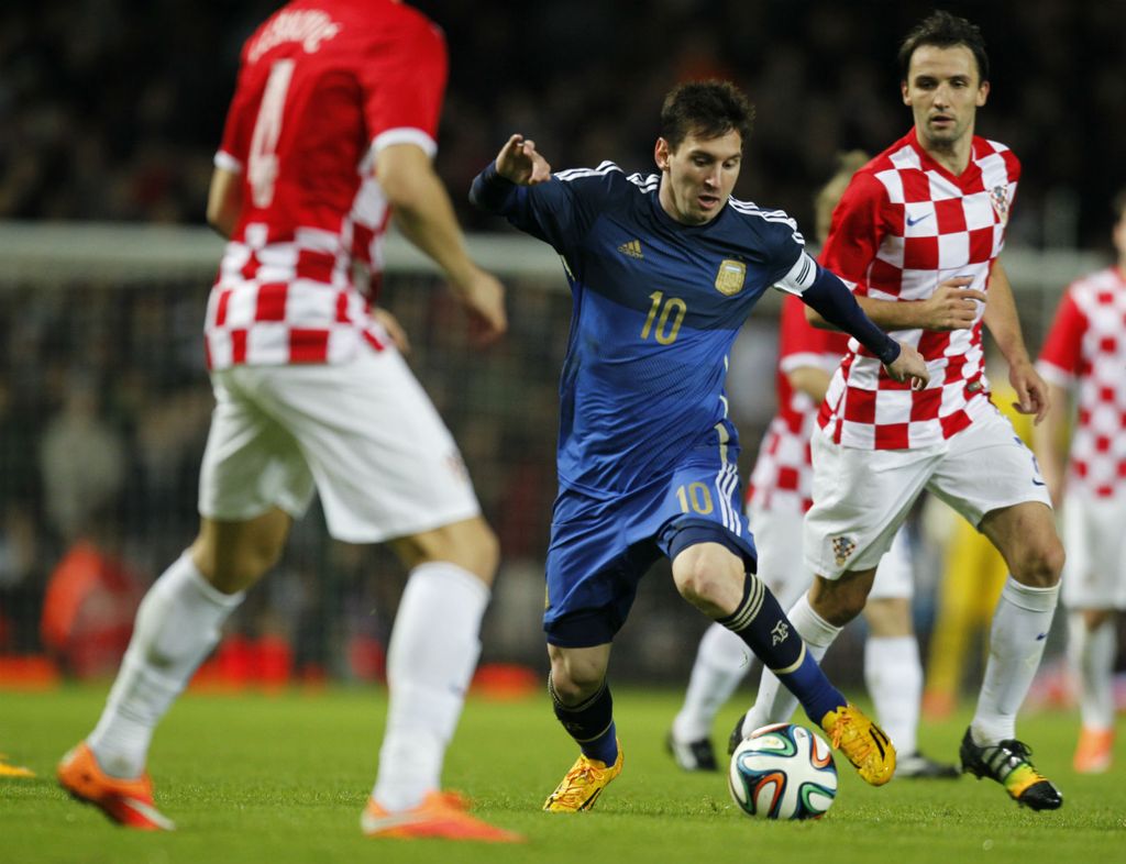 Lionel Messi protiv Hrvatske (Foto: AFP)
