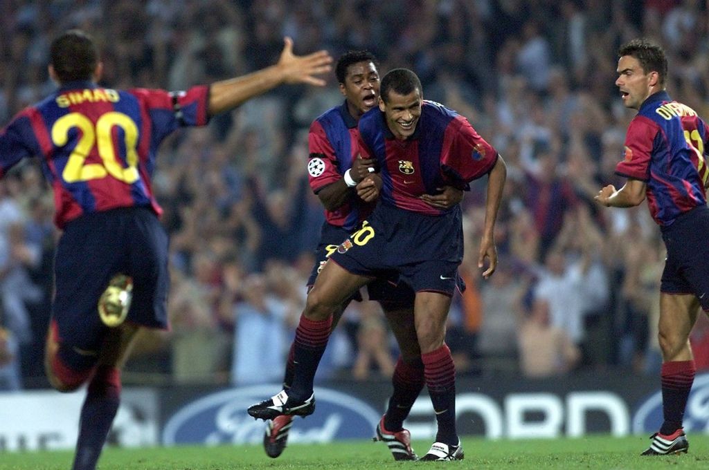 Rivaldo i Patrick Kluivert (Foto: AFP)