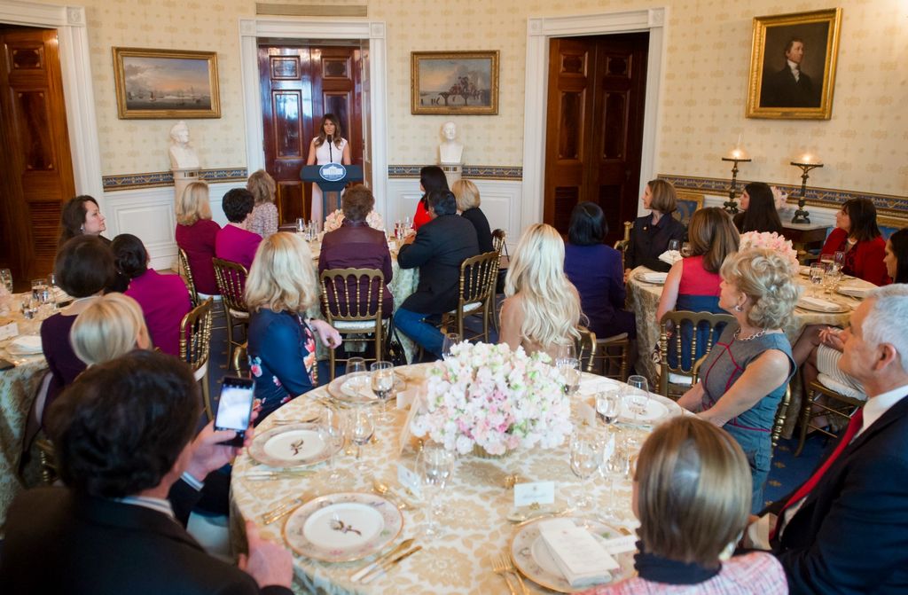 Melania je organizirala ručak za supruge američkih guvernera