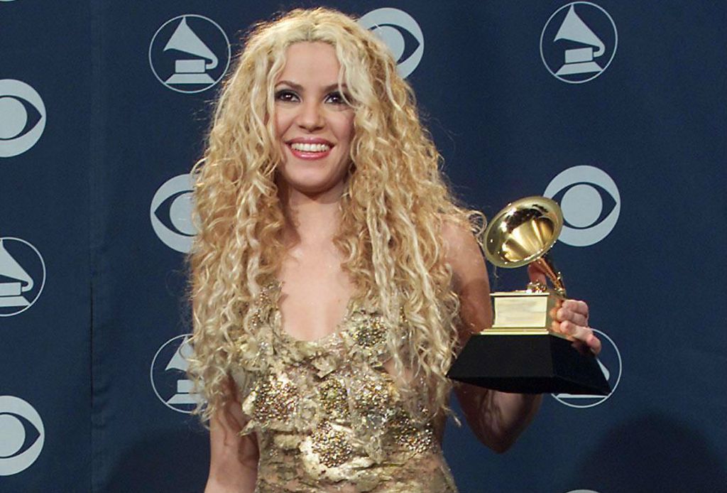 Shakira prvi put na dodjeli nagrada Grammy 2001. godine