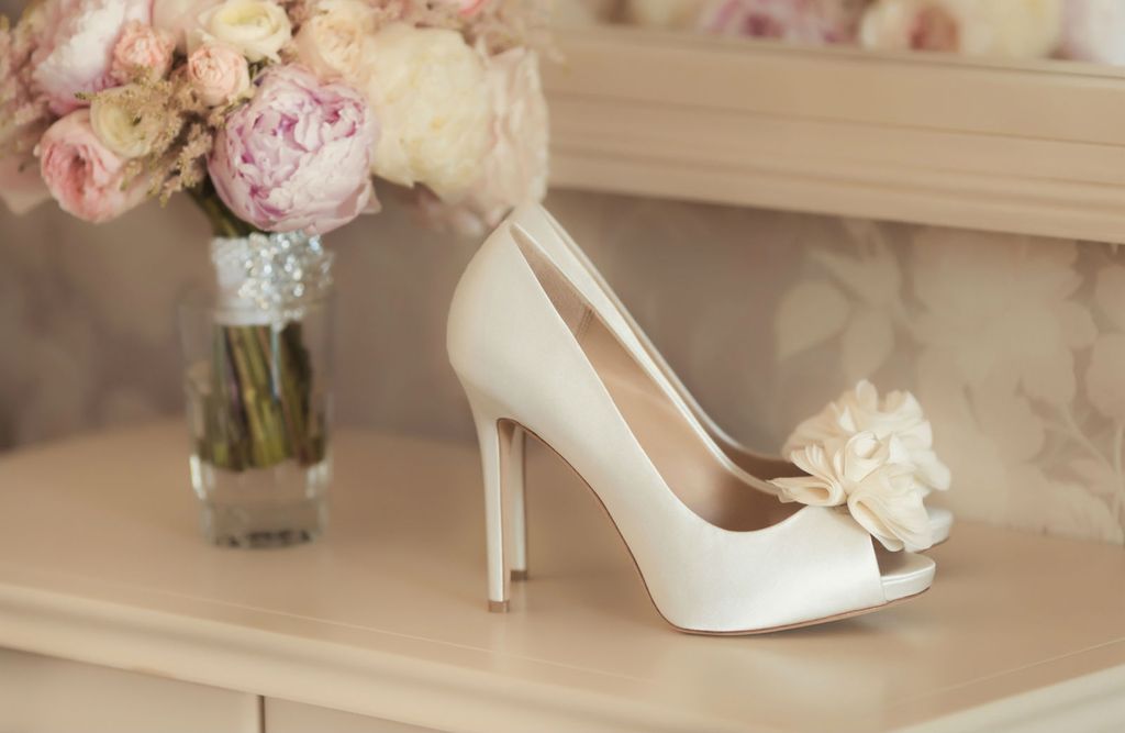 Štikle u nježnoj nijansi klasičan su izbor za vjenčanje