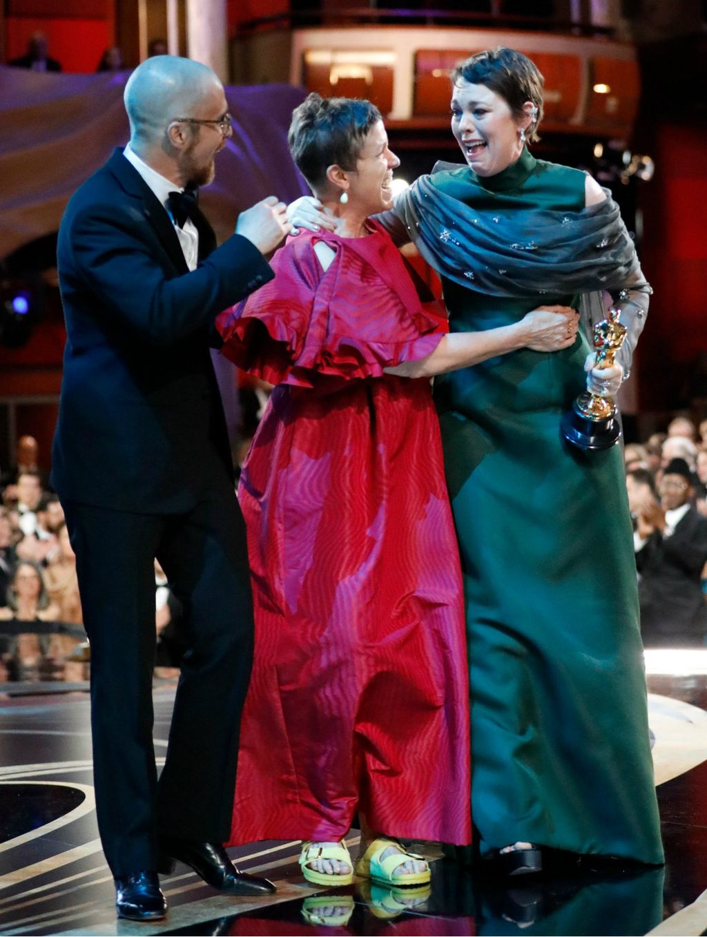 Sam Rockwell i Frances uručili su Oliviji Coleman Oscara za najbolju žensku ulogu