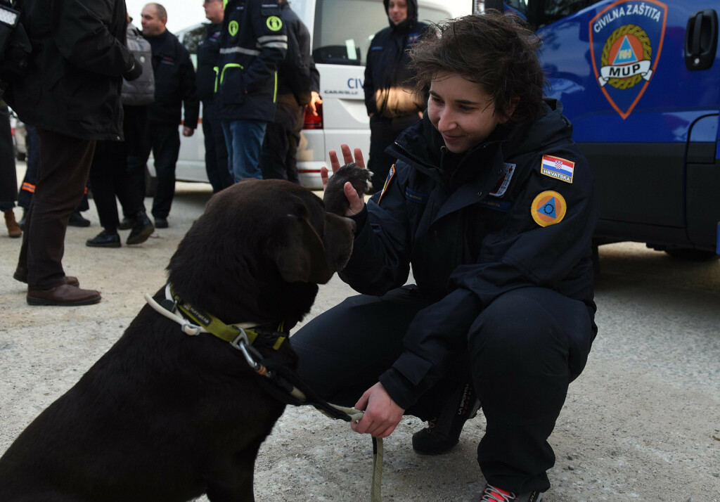 Devetogodišnji pas Gizmo i njegova trenerica Nika Markoč otišli su u potresom pogođeni turski grad Gaziantep - 1