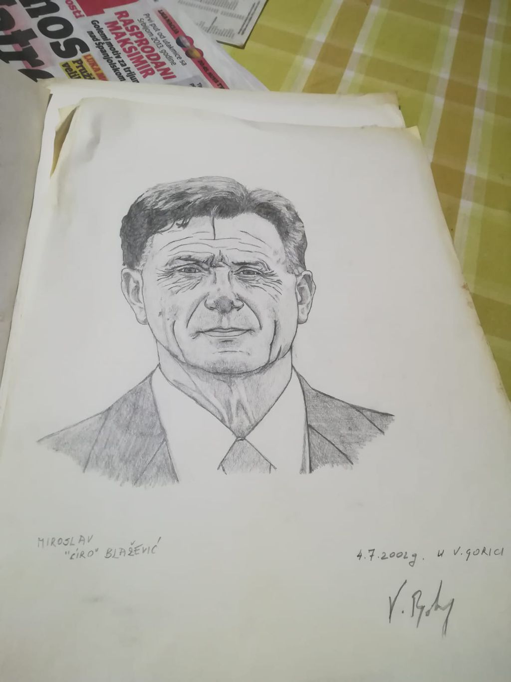 Bobanov crtež Ćire Blaževića