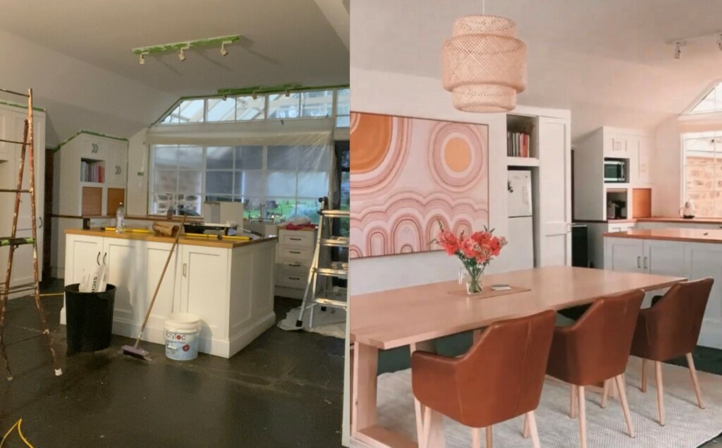 Kuhinja prije i poslije renovacija