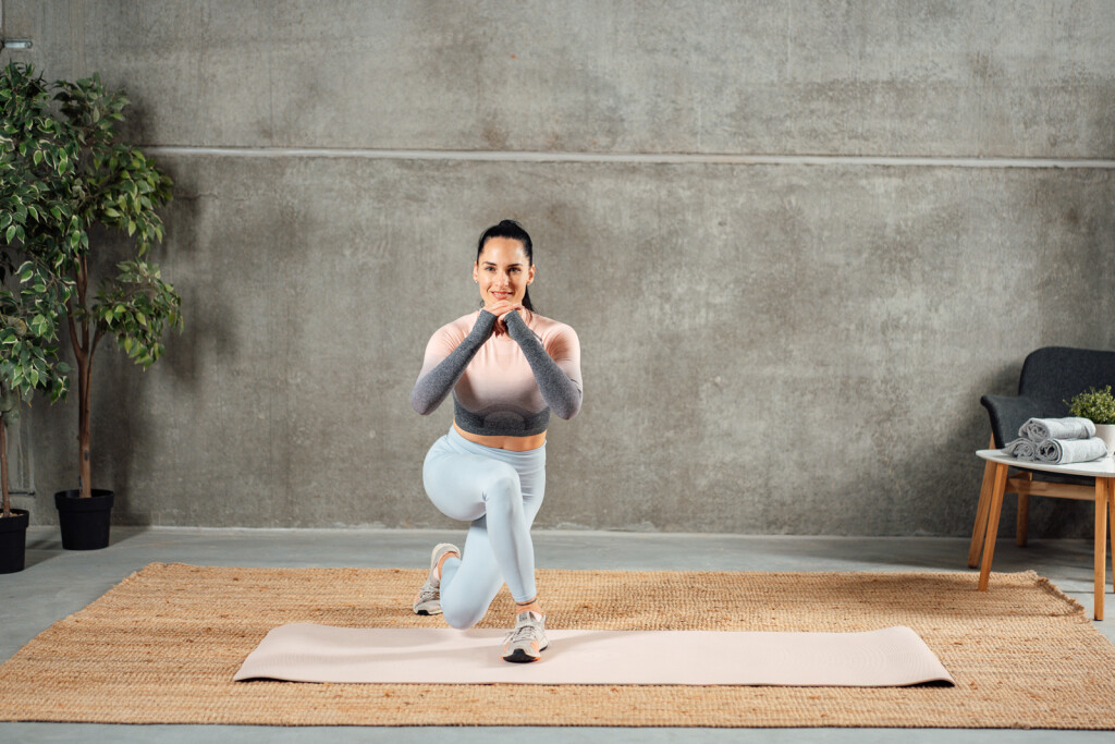 Vježba Čučanj iskorak