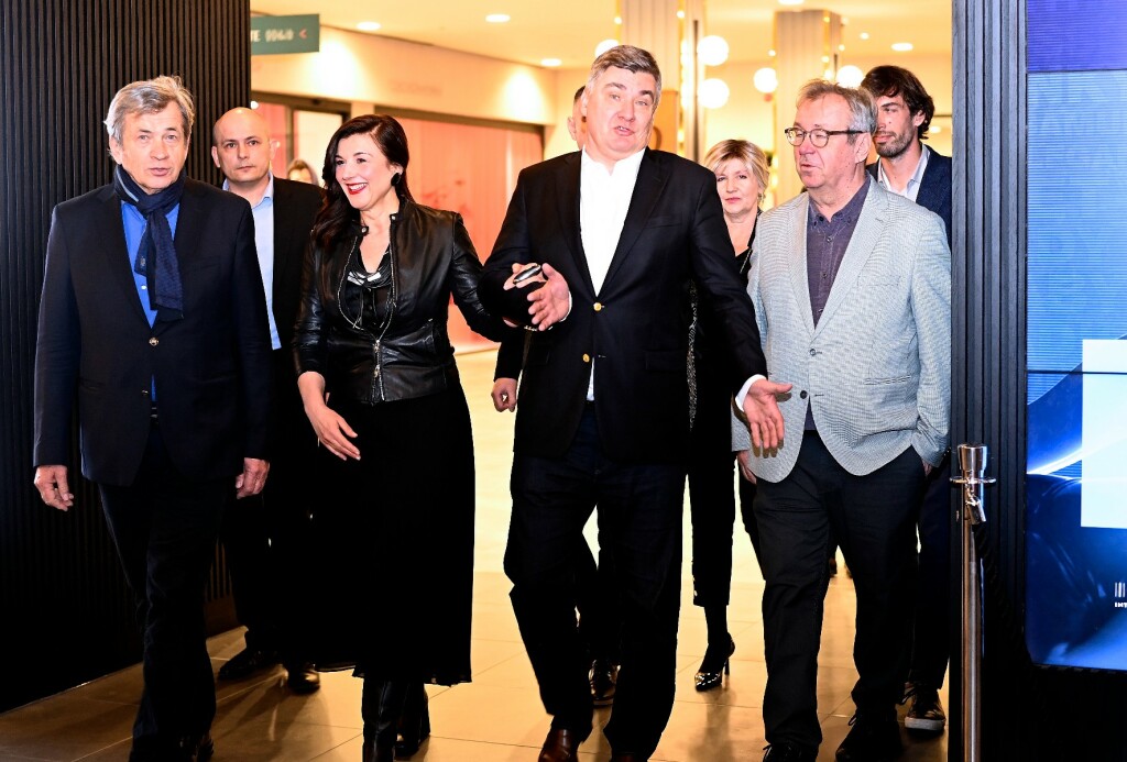 Sanja Musić Milanović i Zoran Milanović na premijeri filma Slatka Simona