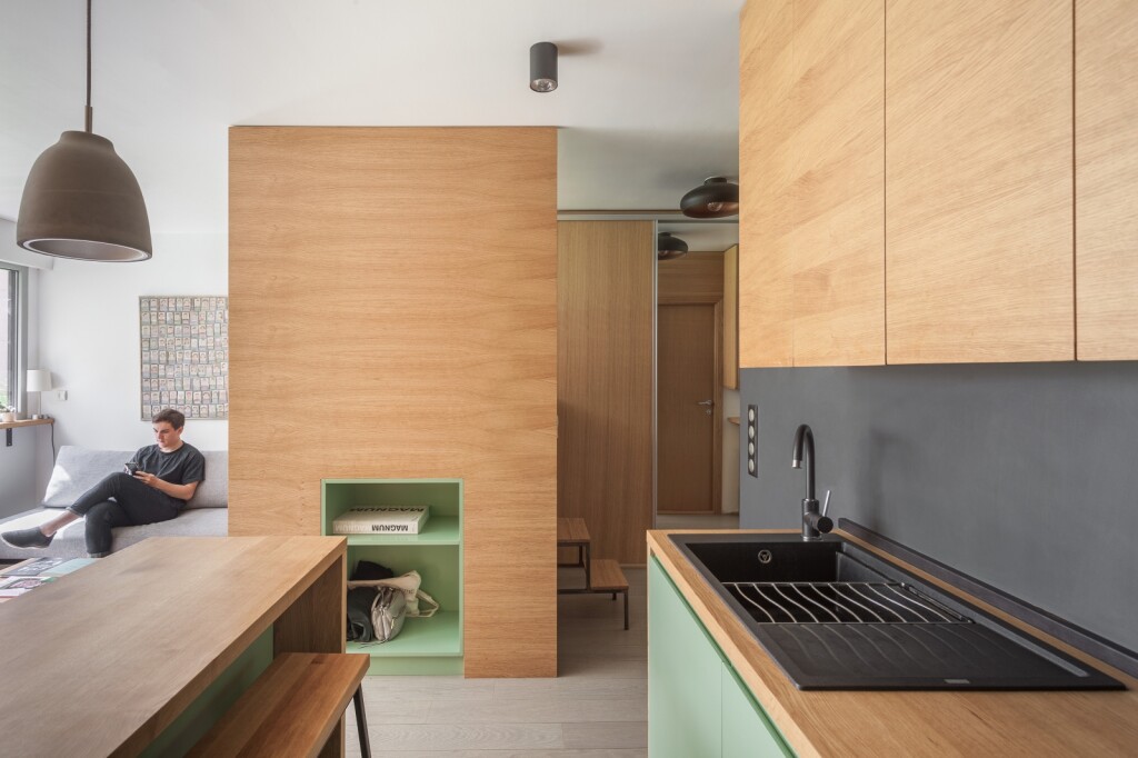 U stanu su koristili prirodne materijale i kombinirali ih s čeličnim detaljima