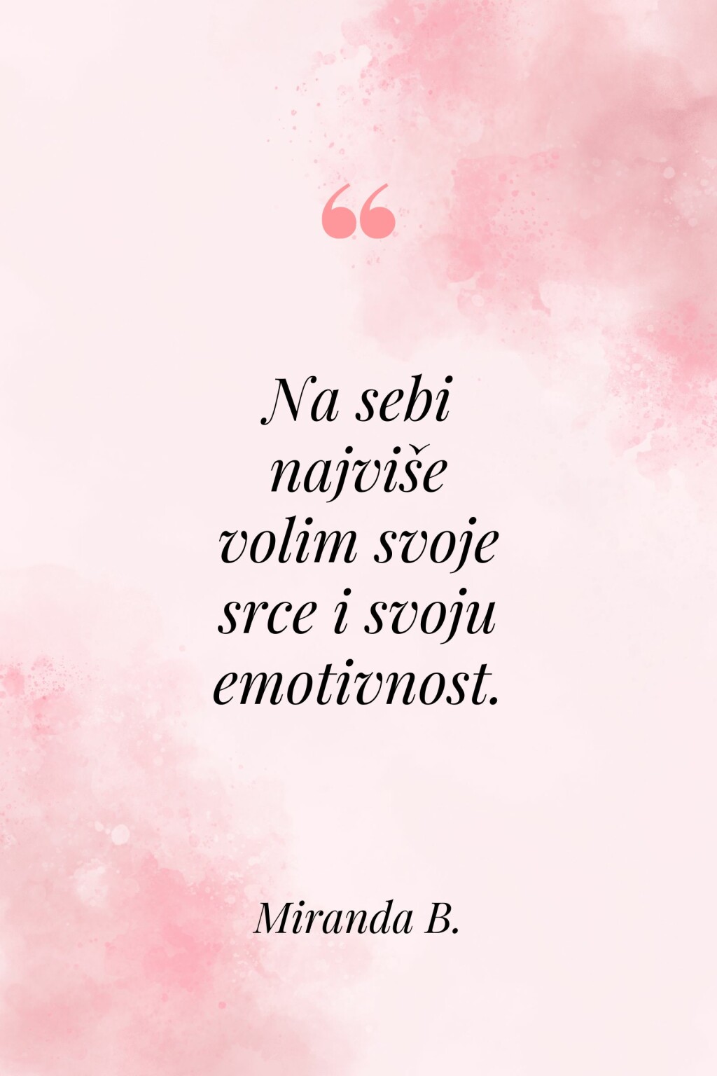 Što volite na sebi?