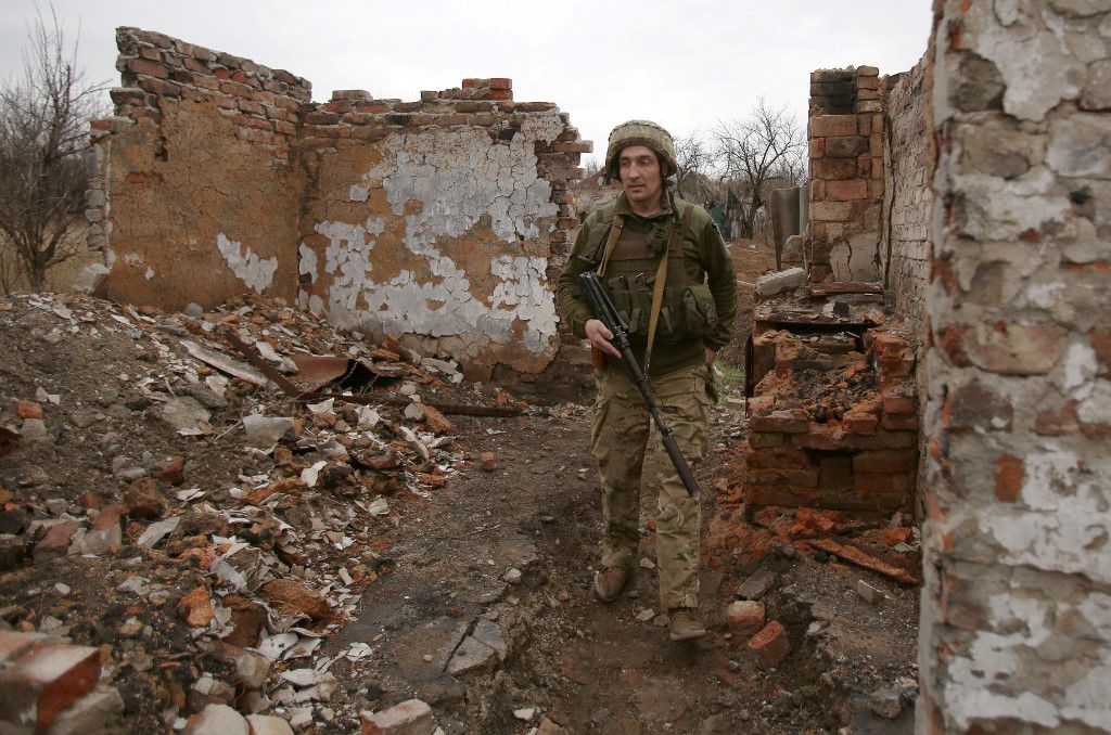 Ukrajinski vojnici u Kremini 12. siječnja 2023.