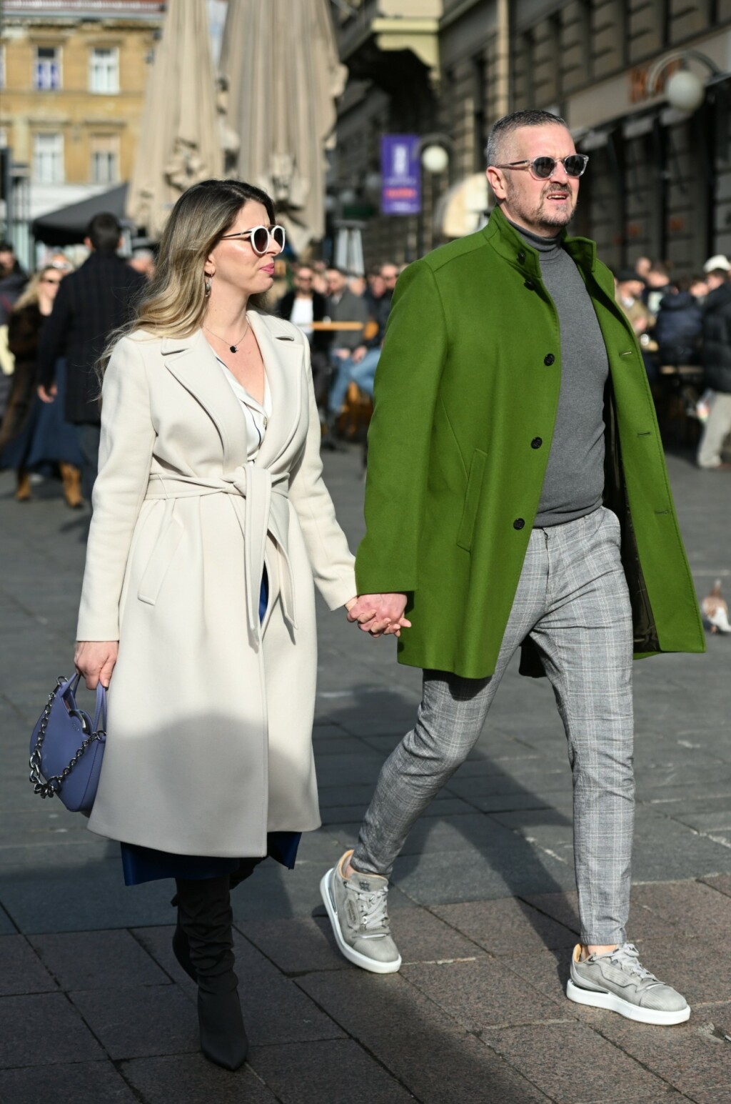 Street style izdanje iz Zagreba u kojem dominira efektan zeleni kaput