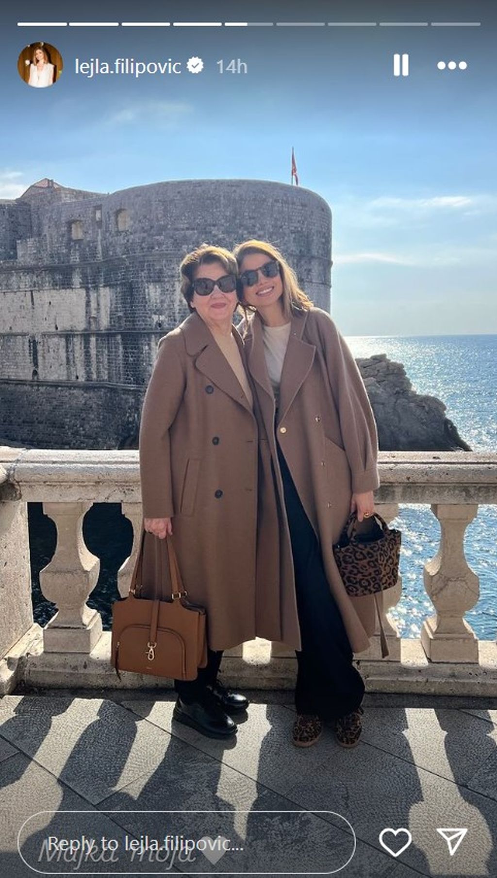 Lejla Filipović s majkom