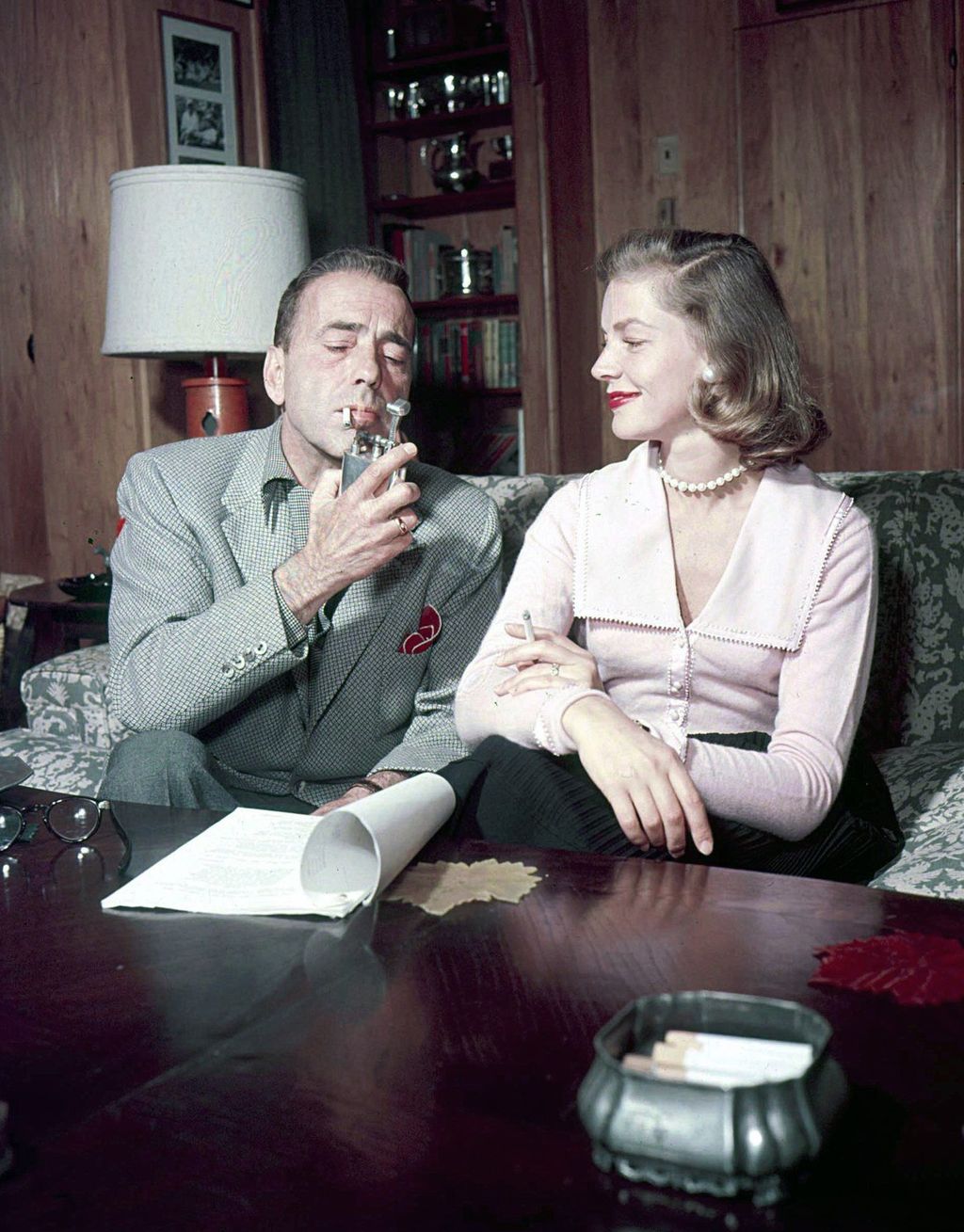 Humphrey Bogart i Lauren Bacall - 1