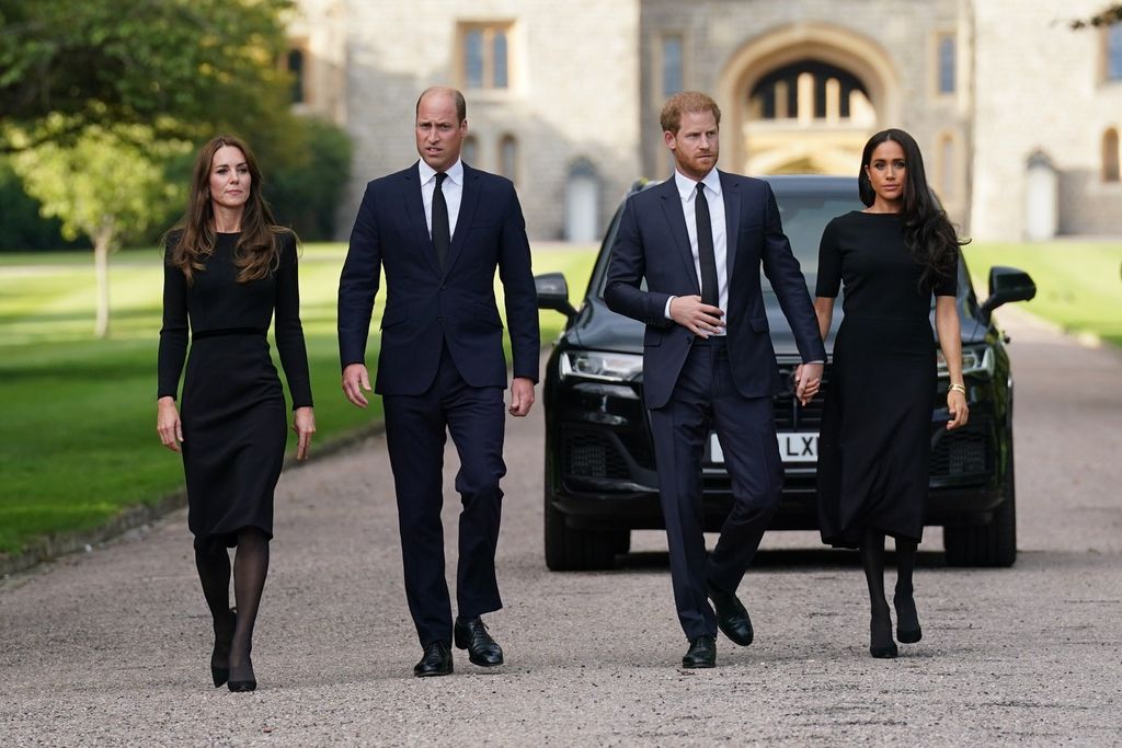 Kate Middleton, princ William, princ Harry, Meghan Markle - 2