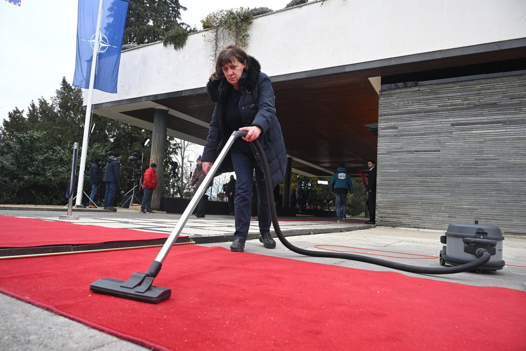 Posljednje pripreme za svečanost inauguracije predsjednika RH Zorana Milanovića - 6