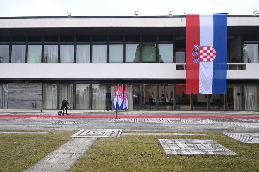 Posljednje pripreme za svečanost inauguracije predsjednika RH Zorana Milanovića - 6