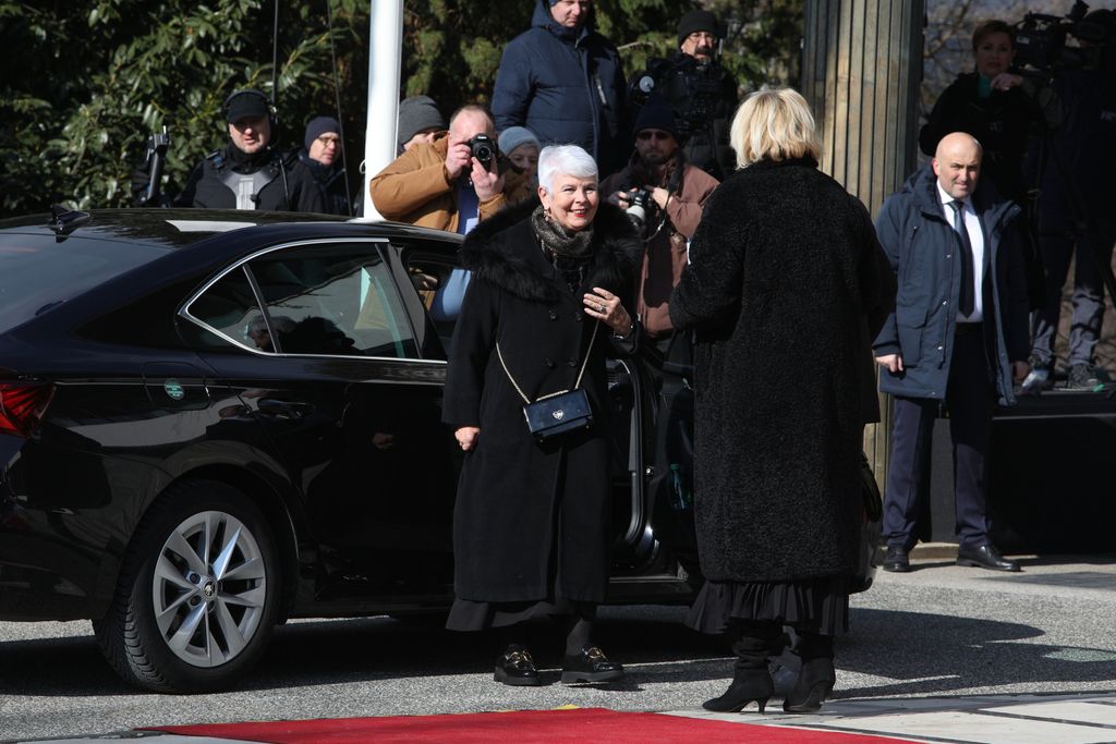 Jadranka Kosor na inauguraciji Zorana Milanovića