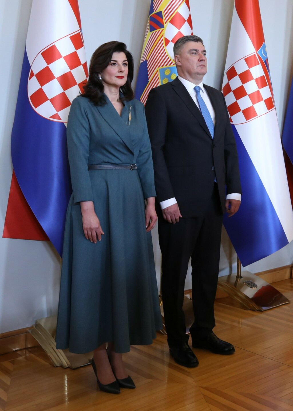 Sanja Musić Milanović i Zoran Milanović na inauguraciji