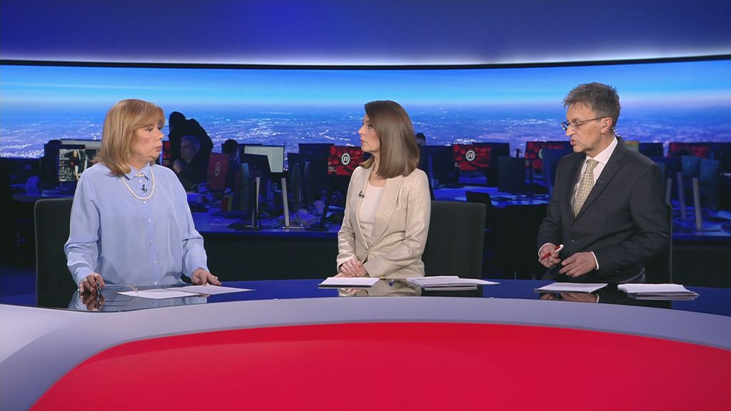 Ivana Petrović i voditelji Dnevnika Nove TV - 2
