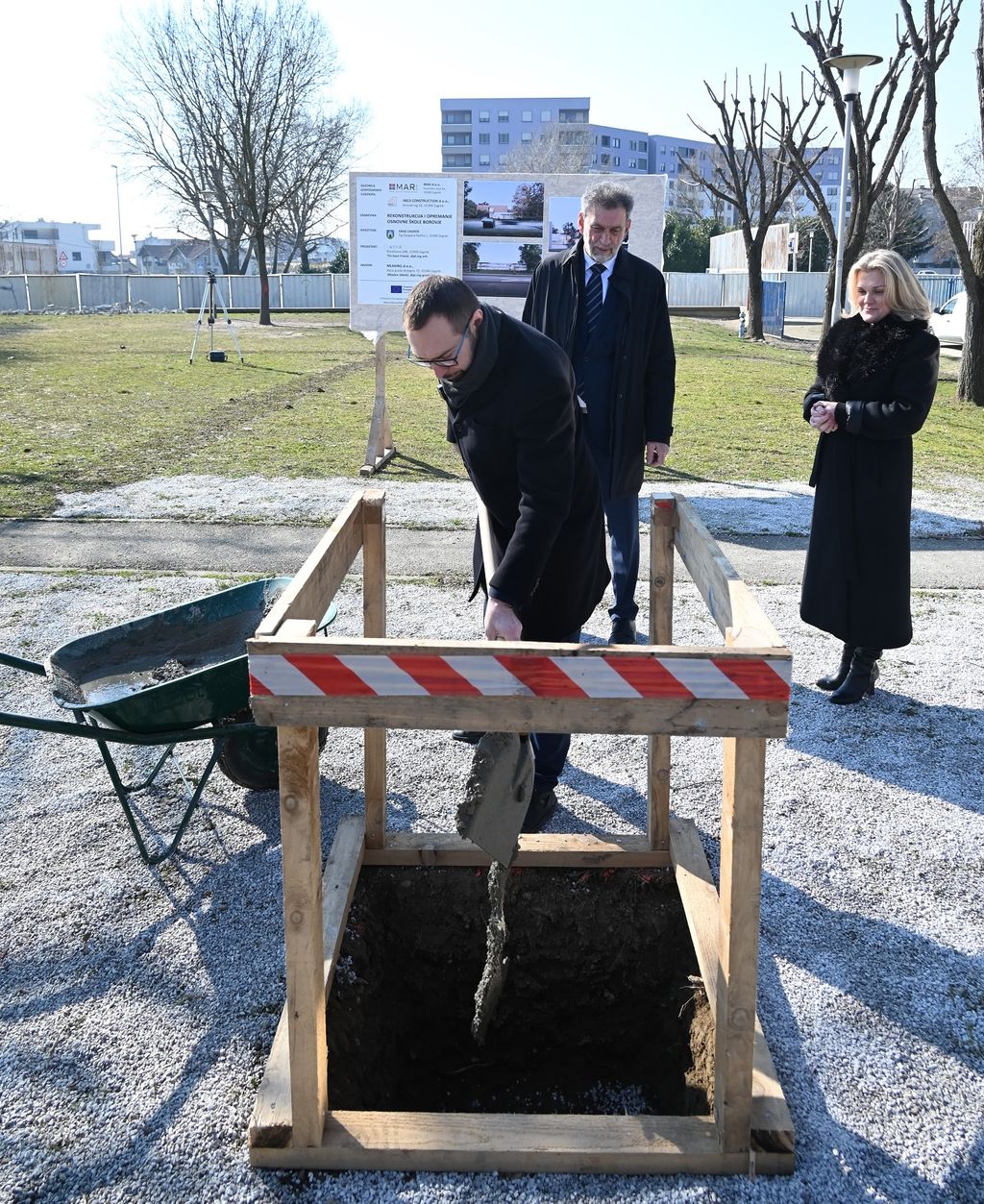 Tomašević i Fuchs otvorili radove na OŠ Borovje - 2