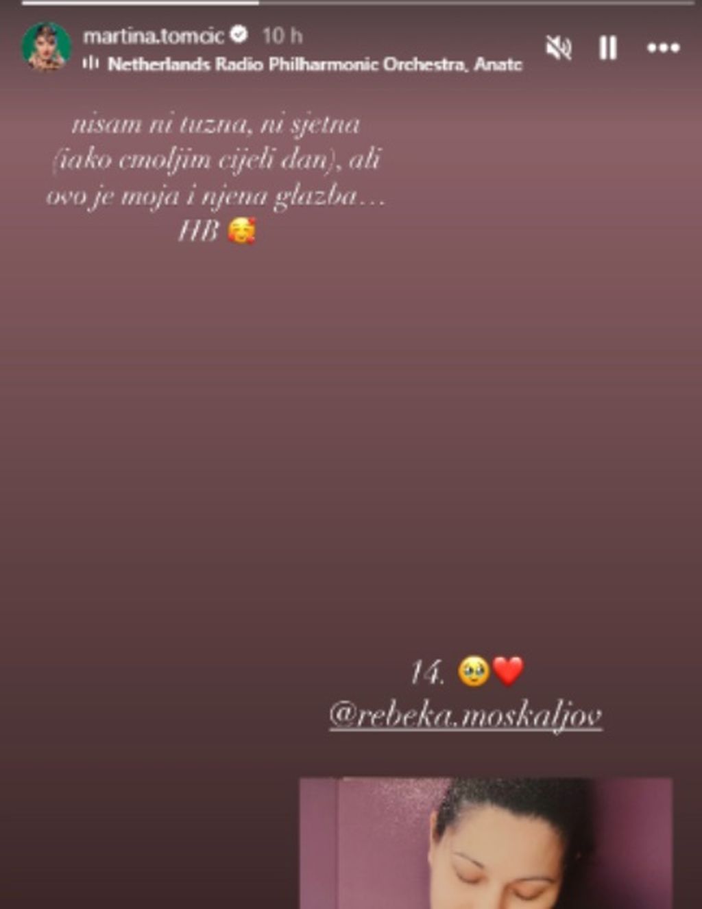 Martina Tomčić na Instagramu - 2