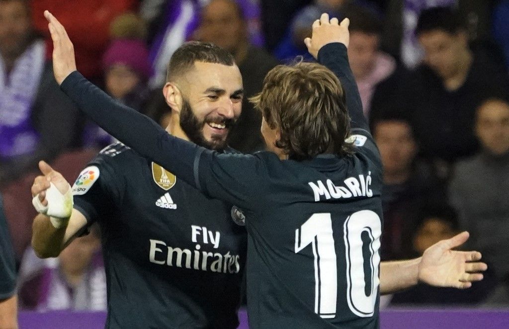 Karim Benzema i Luka Modrić u dresu Reala